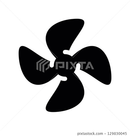 Simple black vector icon with a theme cooler 129830045