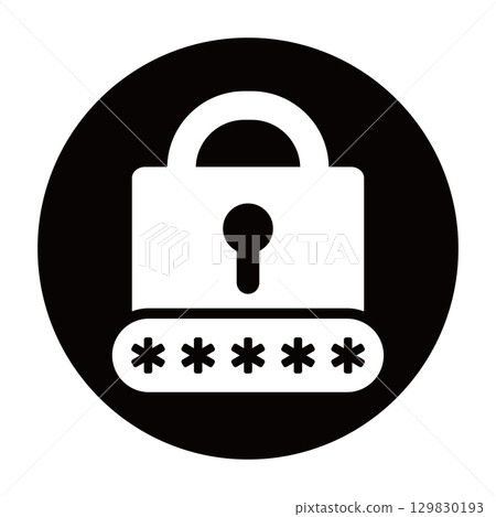 Simple security icons 129830193