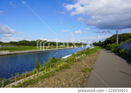 Ishikari Floodway (Around the Ishikari Floodway Gate) 129830923