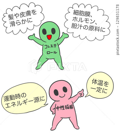 膽固醇和三酸甘油酯 129831178