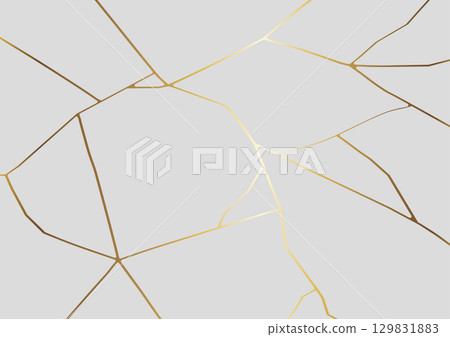 日本傳統修復技術金繼圖案 日本傳統修復技術金繼圖案 129831883