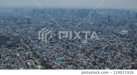 View from the sky - central Tokyo seen from Skytree View from the sky - central Tokyo seen from Skytree 129831926