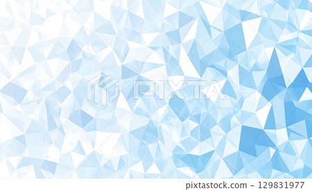 Abstract blue geometric pattern background 129831977