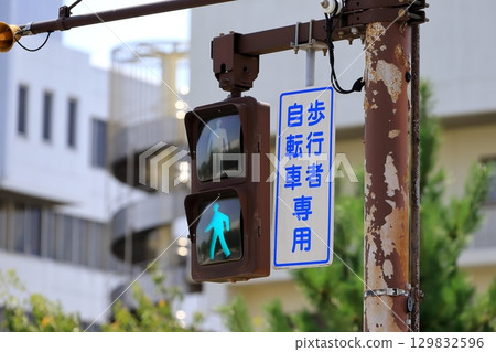 行人紅綠燈 129832596