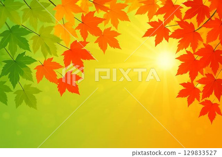 框架材料，秋葉，楓葉 129833527