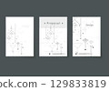 Abstract technology vector background. Connect shapes 129833819