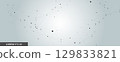 Abstract connected dots and lines background. Technology concept 129833821