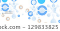Scientific abstract connect shapes vector 129833825