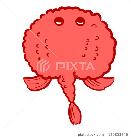 Red-spotted fish, deep-sea fish Red-spotted fish, deep-sea fish 129833846