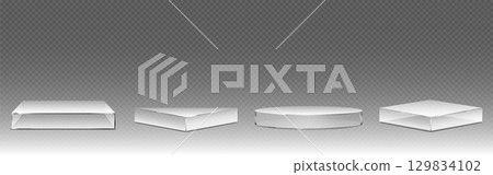 Museum glass box platforms Museum glass box platforms 129834102