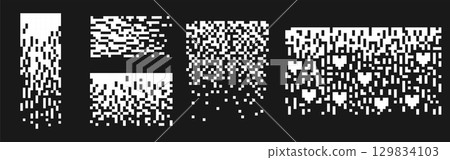 Pixel pattern cube textures 129834103
