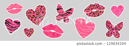 Y2k glitter sticker set Y2k glitter sticker set 129834104
