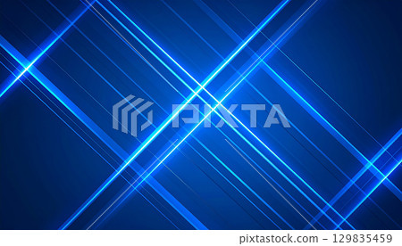 閃耀光線交會的未來主義視覺藝術 129835459