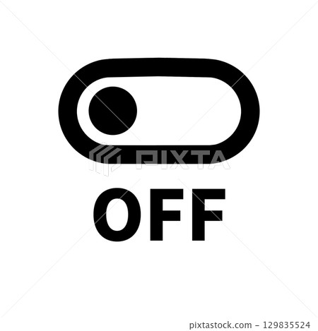 Power Switch OFF Icon Power Switch OFF Icon 129835524