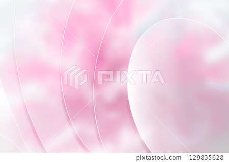 Pale pink abstract curves 129835628