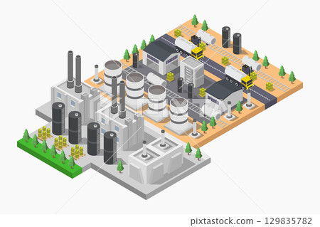 Isometric Industry 129835782