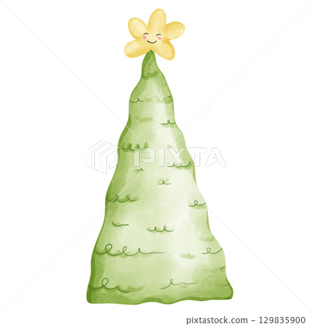 Fruit Christmas tree Fruit Christmas tree 129835900