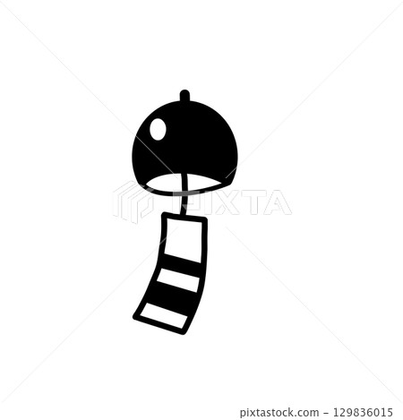 Furin (Wind Chime) Icon – Wind chime icon (summer, cool, Japanese style design) Furin (Wind Chime) Icon – Wind chime icon (summer, cool, Japanese style design) 129836015