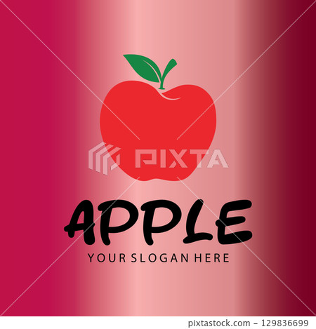 Iconic Apple Inspired Emblem 129836699