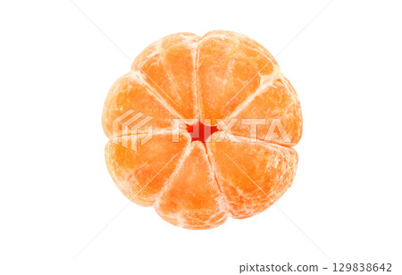 Mandarin orange illustration realistic mandarin orange 129838642