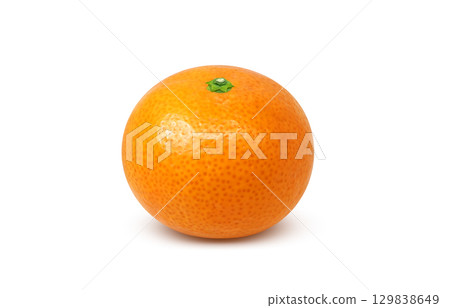 橘子插畫逼真的橘子 129838649