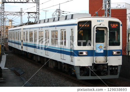 東武大師線8000系列列車元旦當天的晴空塔城廣告（2011） 129838693