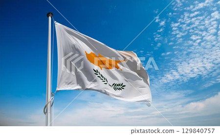 Flag of Cyprus 129840757