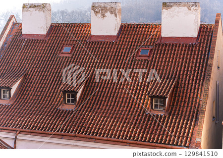 Roofs of Old town in Prague 129841510