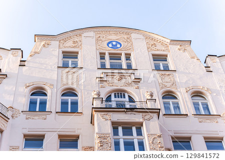 Decooration of the building in Old Prague 129841572