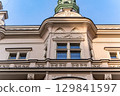 Decooration of the building in Old Prague 129841597
