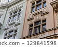 Decooration of the building in Old Prague 129841598
