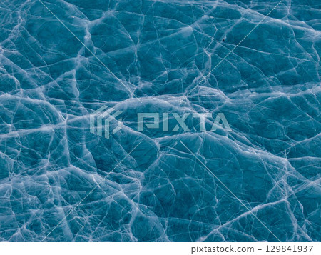 blue marble texture background pattern with blue 129841937