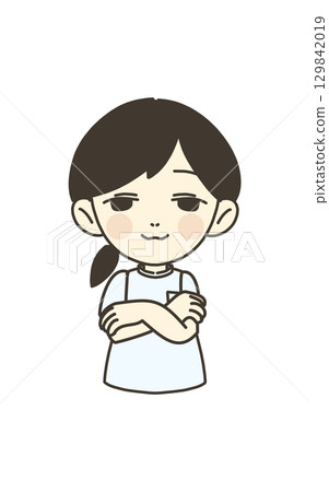 Medical worker illustration material nurse 129842019