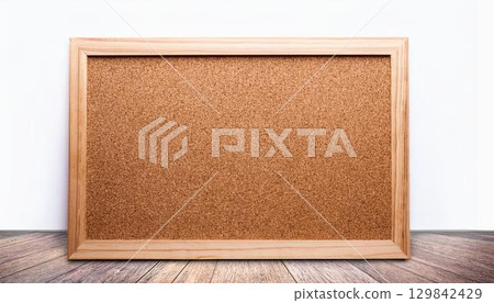 軟木板框架庫存照片 129842429