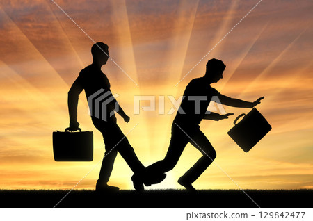Concept of risk and rivalry in business Concept of risk and rivalry in business 129842477