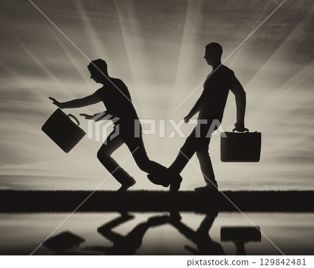 Concept of a rival in business 129842481