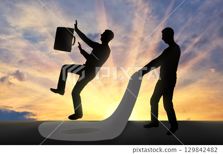 Concept of risks in business 129842482