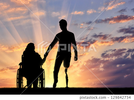 Concept of people with disabilities 129842734