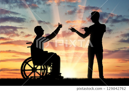 Concept of persons with disabilities in society 129842762