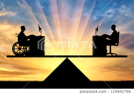Concept of equal employment opportunities and provide employment for the disabled Concept of equal employment opportunities and provide employment for the disabled 129842766