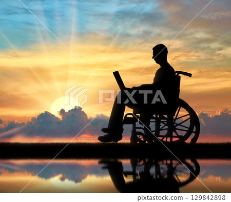 Concept of the opportunity to work for people with disabilities Concept of the opportunity to work for people with disabilities 129842898