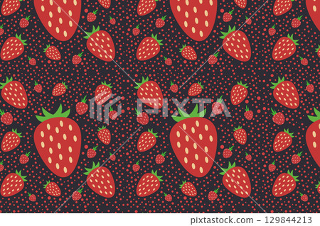Strawberry Pattern Strawberry Pattern 129844213