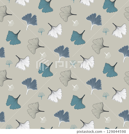 elegant floral pattern elegant floral pattern 129844598