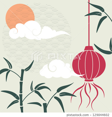 oriental background 129844602