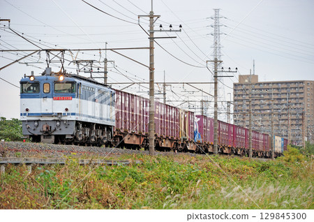 Musashino Line Higashi-Kawaguchi - Higashi-Urawa JR Freight EF65-2138 (Shin-Tsurumi) 129845300