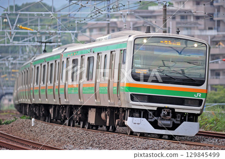 東海道本線真鶴JR東E231系列1000系列U66編隊（大山） 129845499