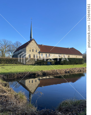 Gravenhorst Monastery building near Herstel, Germany 129846561