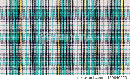 Blue Green Plaid Pattern for Design 129846953