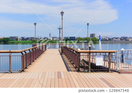 埼玉縣越谷市大神調節池 2025年8月 埼玉縣越谷市大神調節池 2025年8月 129847348