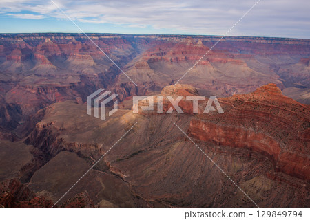 壯觀的大峽谷 - 壯麗的日落 壯觀的大峽谷 - 壯麗的日落 129849794